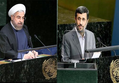 مقایسه سفرهای دو سال اول احمدی نژاد و روحانی به نیویورک