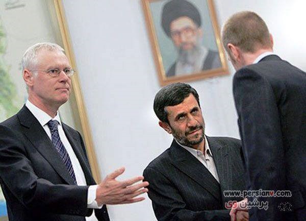 ماجرای عکس واقعی اخم احمدی نژاد به نماینده انگلیس/ چشم غره رئیس دولت دهم به سایمون گس تقلبی