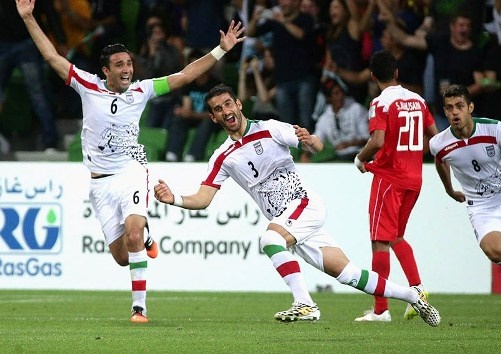 عکسی از نخستین دیدار ایران و امارات در جام ملت های آسیا