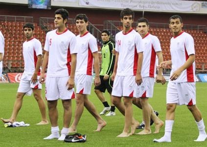 پیروزی تیم ملی امید مقابل بزرگسالان تاراز قزاقستان 