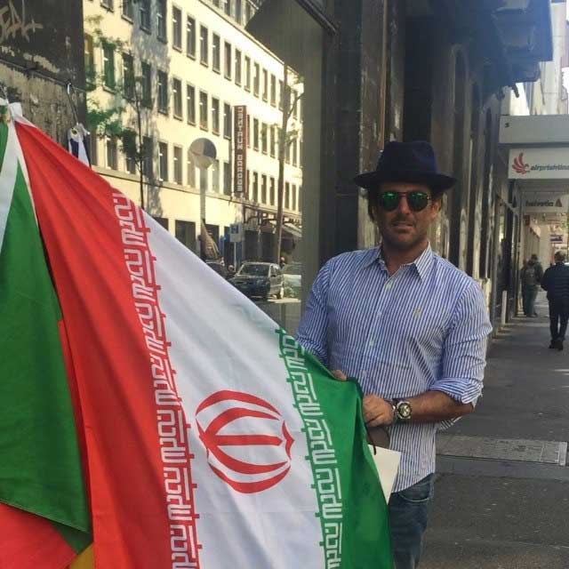 توجه جالب گلزار به پرچم ایران در سوئیس (۱۵ ثانیه)
