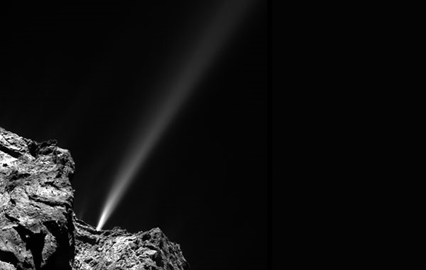 تصویر متحرک از فوران ناگهانی یک دنباله‌دار/عکس روز ناسا