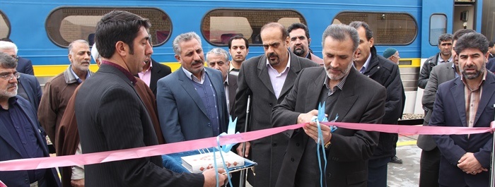 دو پروژه ایستگاه راه آهن زنجان افتتاح شد 