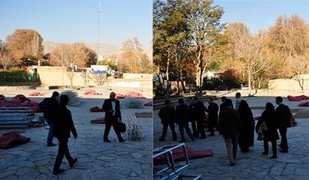بازدید از روند برپایی نمایشگاه پژوهش و فناوری استان بازدید از روند برپایی نمایشگاه پژوهش و فناوری استان