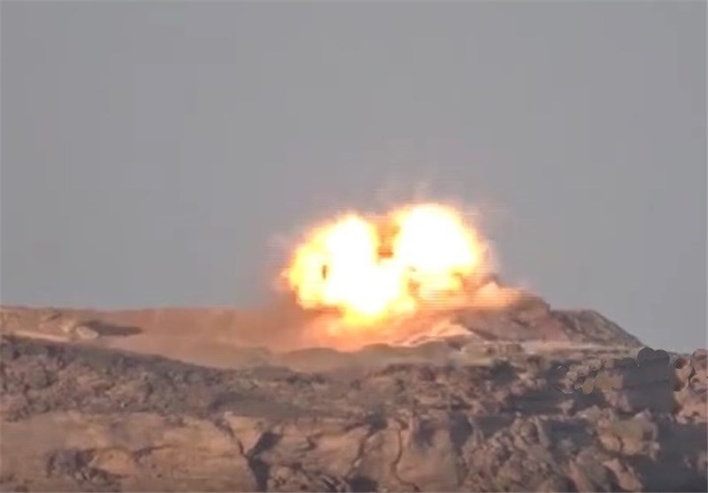 لحظه شکار تانک‌ در خاک عربستان
