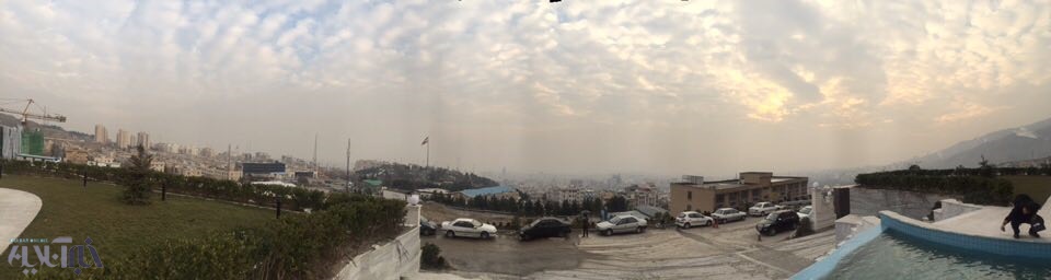 تصاویری پانوراما از بام تهران که حجم آلودگی امروز تهران را نشان می دهد