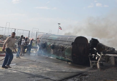 جزئیات تصادف زنجیره‌ای در محور شوش-اهواز