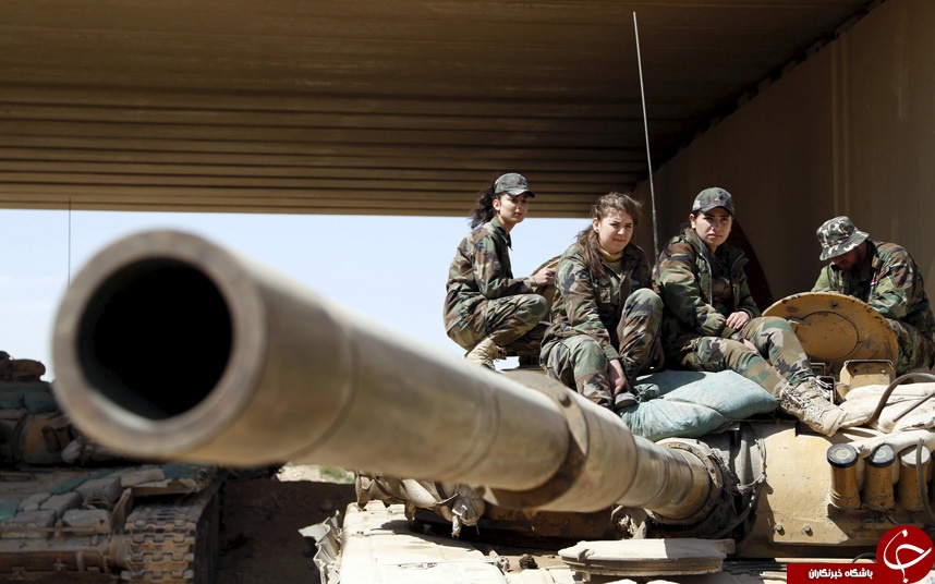 زنان قهرمان سوری که با داعش می‌جنگند/تصاویر