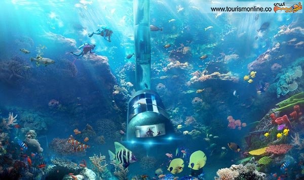 8 متر زیر آب هم سفره با ماهی ها/ پیش فروش اتاقهای زیر آب شروع شد/ با این هتل ها زیرآبی می روید!