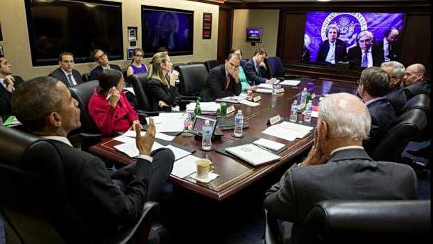 جلسه ویدئویی کری و اوباما درباره مذاکرات
