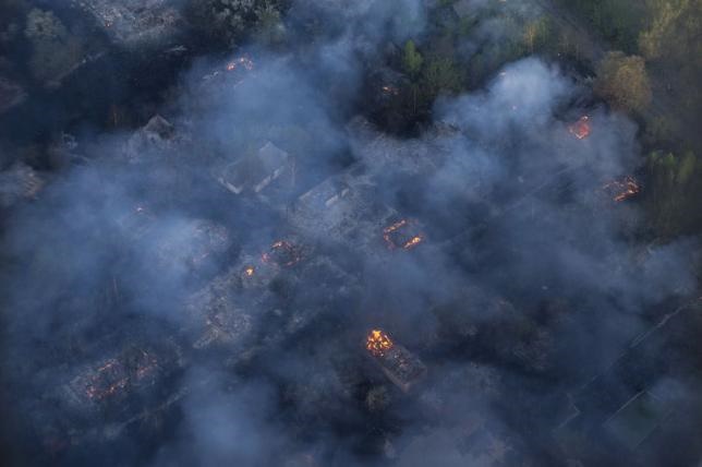 امکان تکرار فاجعه چرنوبیل/آتش سوزی جنگلهای اوکراین به نزدیکی نیروگاه اتمی رسید