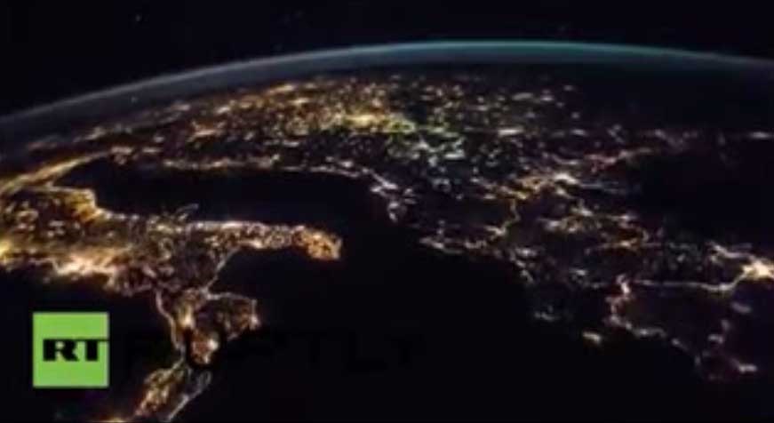 فیلم زیبای تماشای طلوع خورشید از فضاپیما