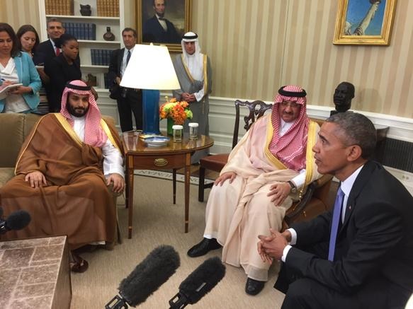 باراک اوباما و ولیعهد عربستان به یکدیگر چه گفتند؟