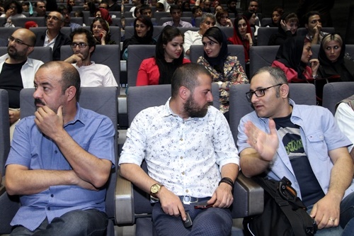 سعید آقاخانی، ویشکا آسایش و مزدک میرزایی در مراسم افتتاح «من دیه‌گو مارادونا هستم»