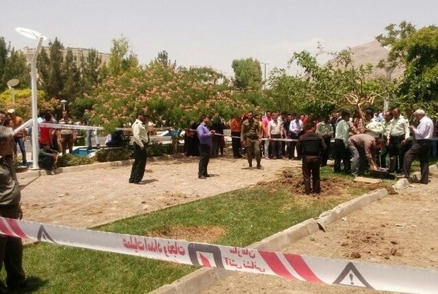 انفجار شیء ناشناخته در پارک بزرگ سپاهان شهر