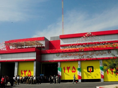 در اتوبوس آتش گرفته جلوی درب دانشگاه قم مسافری نبود 