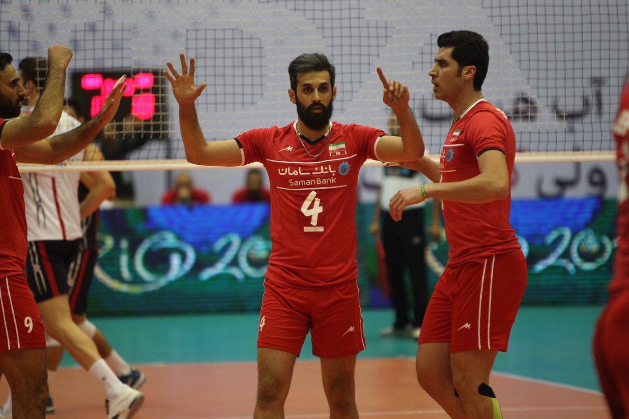 درخشش شیر بچه های والیبال/آمریکا در تهران زانو زد