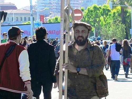 رضا عطاران و یک زن فرانسوی در قطار