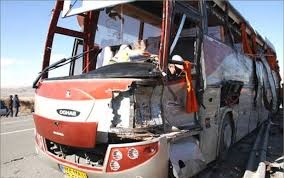 یک کشته و 4 مجروح، نتیجه بی توجهی راننده اتوبوس در محور سمنان -دامغان