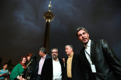 مریلا زارعی، فرهاد اصلانی، امیر آقایی و چهره‌های مطرح سینما در یک جشنواره سینمایی