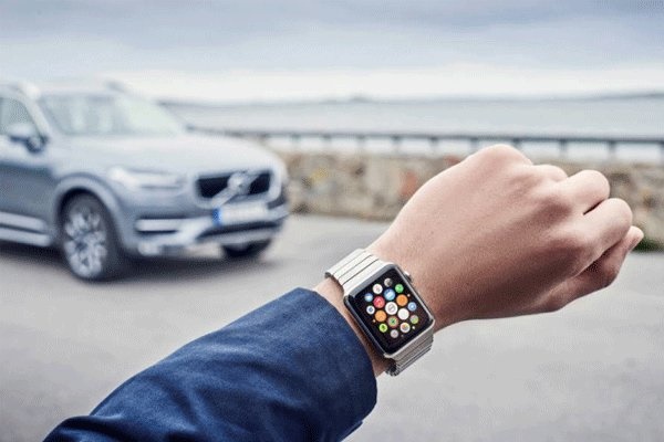 کنترل خودروهای ولوو با ساعت اپل