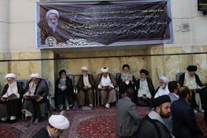  مراسم بزرگداشت ارتحال آیت الله آصفی در شهر قم برگزار شد 