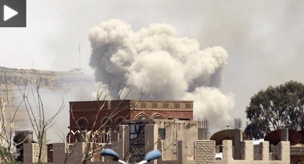 تصاویری از حملات جنگنده‌های عربستان به یمن که دهها شهید بر جای گذاشت