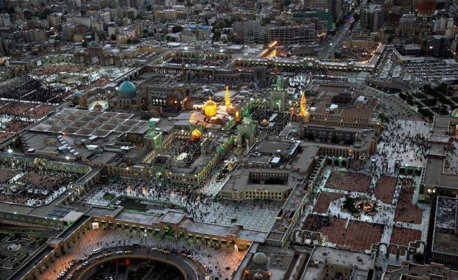 نمایی که از حرم امام رضا (ع)  تا به حال ندیده اید