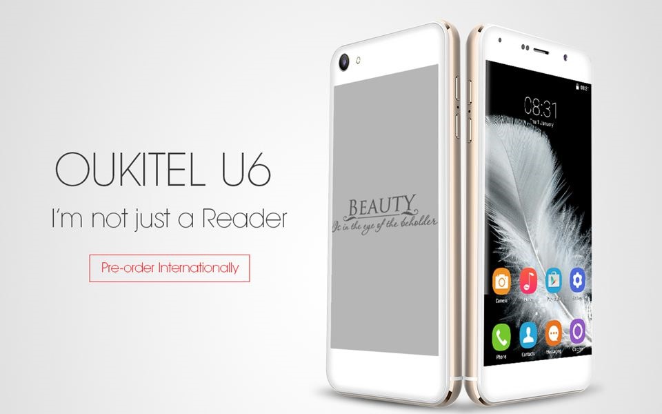 OUKITEL U6: گوشی جدید با دو نمایشگر پشت و رو؛ کپی کامل از آیفون به قیمت 800 هزار تومان / عکس