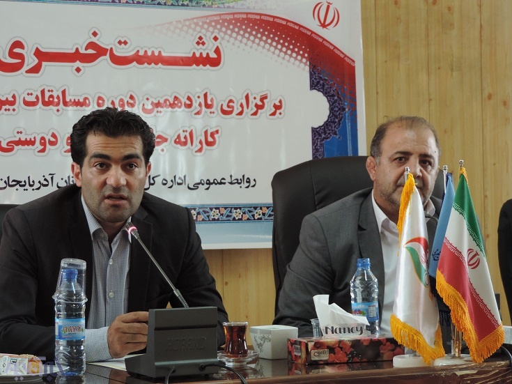 قربان احمدی : وحدت و دوستی از اهداف برگزاری کاراته جایزه بزرگ ارومیه است