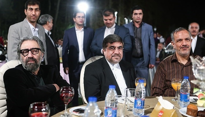 بهنوش طباطبایی، کتایون ریاحی، شراره رخام، مسعود رایگان و همسرش در مراسم روز ملی سینما