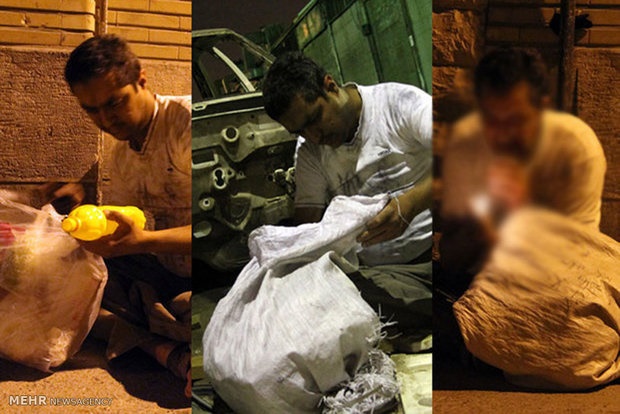 تصاویر و گزارشی از خبرنگاری که خود را معتاد جا زد و به دل مصرف کنندگان در میدان شوش رفت