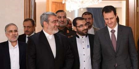 مذاکرات وزیر کشور و بشار اسد/رئیس‌ جمهور سوریه احوال پرس رهبر و رئیس جمهور شد