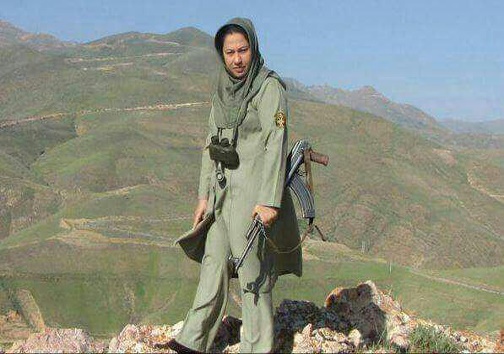 اولین زن محیطبان مسلح ایران/ عکس