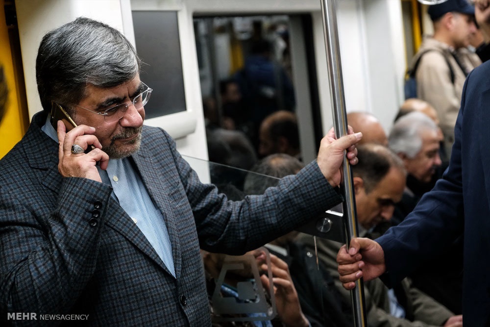 علی جنتی در مترو