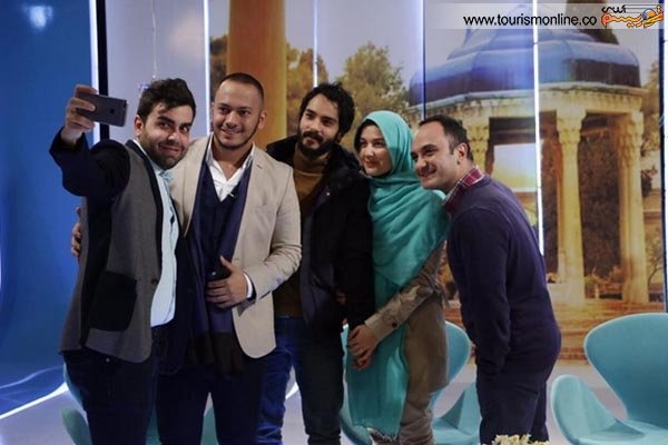 بازیگر زن ایرانی-فرانسوی سریال کیمیا و همسرش در شیراز