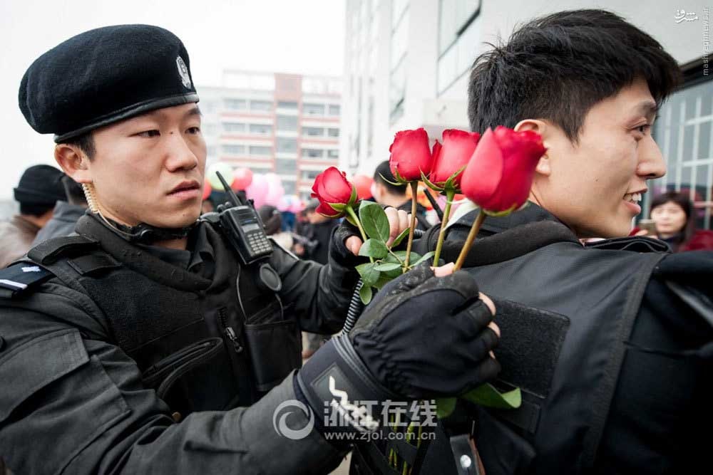 ازدواج رمانتیک پلیس ضربت چین