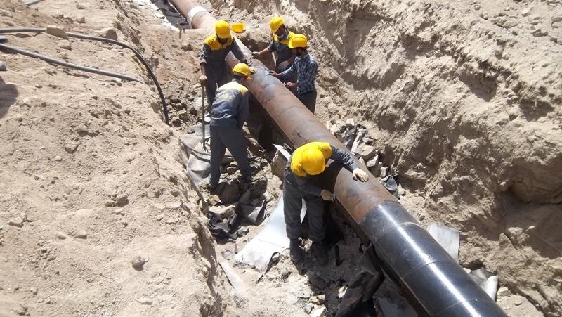 تعویض پوشش قسمتی از خط لوله 22 اینچ سمنان-شاهرود تعویض پوشش قسمتی از خط لوله 22 اینچ سمنان-شاهرود