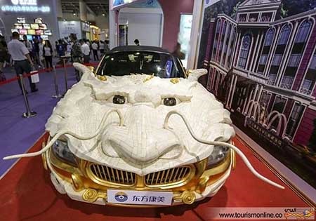 رونمایی از خودرویی عجیب در نمایشگاه چین