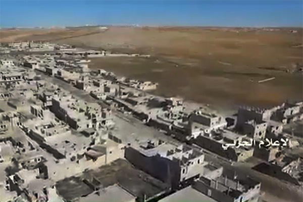 فیلم | تصاویر هوایی از تسلط ارتش سوریه بر اردوگاه حندرات حلب