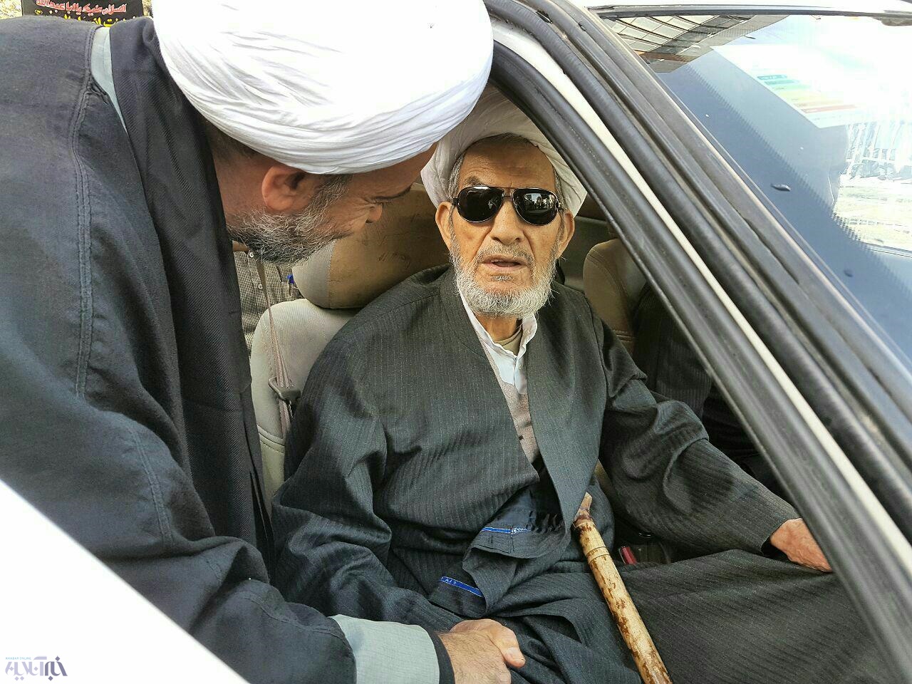 حضور حجت الاسلام حسنی در میان عزاداران عاشورای حسینی