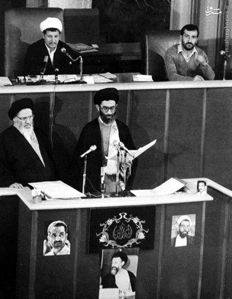 بازخوانی تاریخ /بیانات آیت‌ا‌لله خامنه‌ای در مراسم تحلیف/حفظ خطوط اصلی انقلاب بر عهده رئیس‌جمهور است