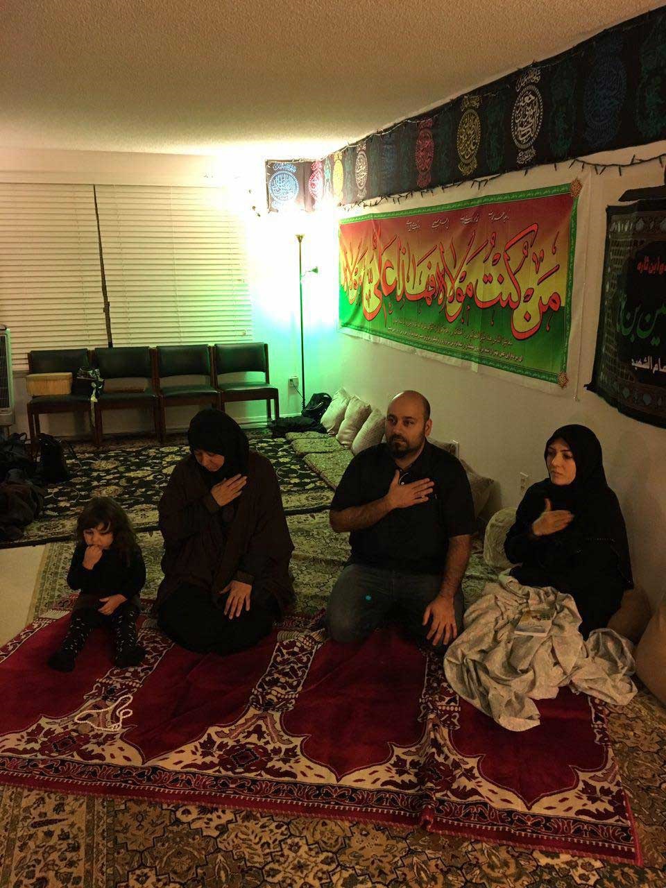عکس | هیئت ۴ نفره مسجد غریب شیعیان در آمریکا