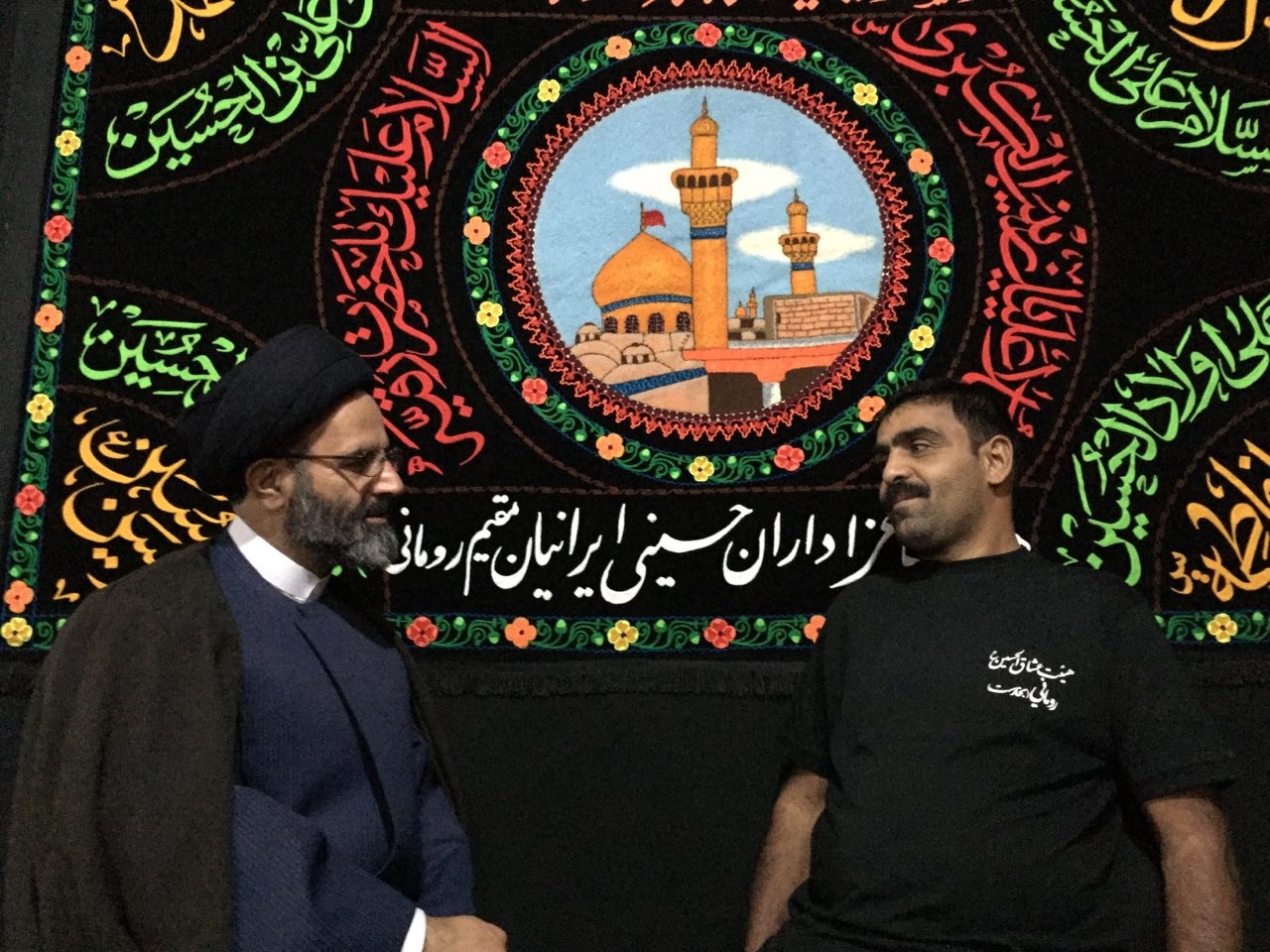 حضور مسیحیان و اهل تسنن در عزاداری هیئت بخارست رومانی/ گفت وگو با سیمیون ایلیه 