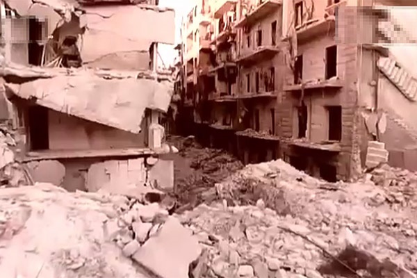 فیلم | تصاویر هوایی و متفاوت از ویرانه‌های حلب