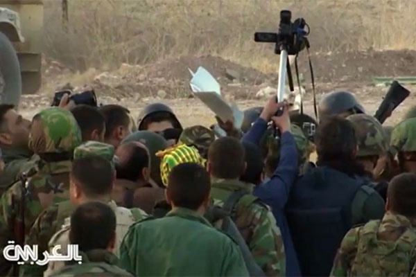 فیلم | لحظه شکار پهپاد داعشی به ضرب رگبار عراقی‌ها در موصل