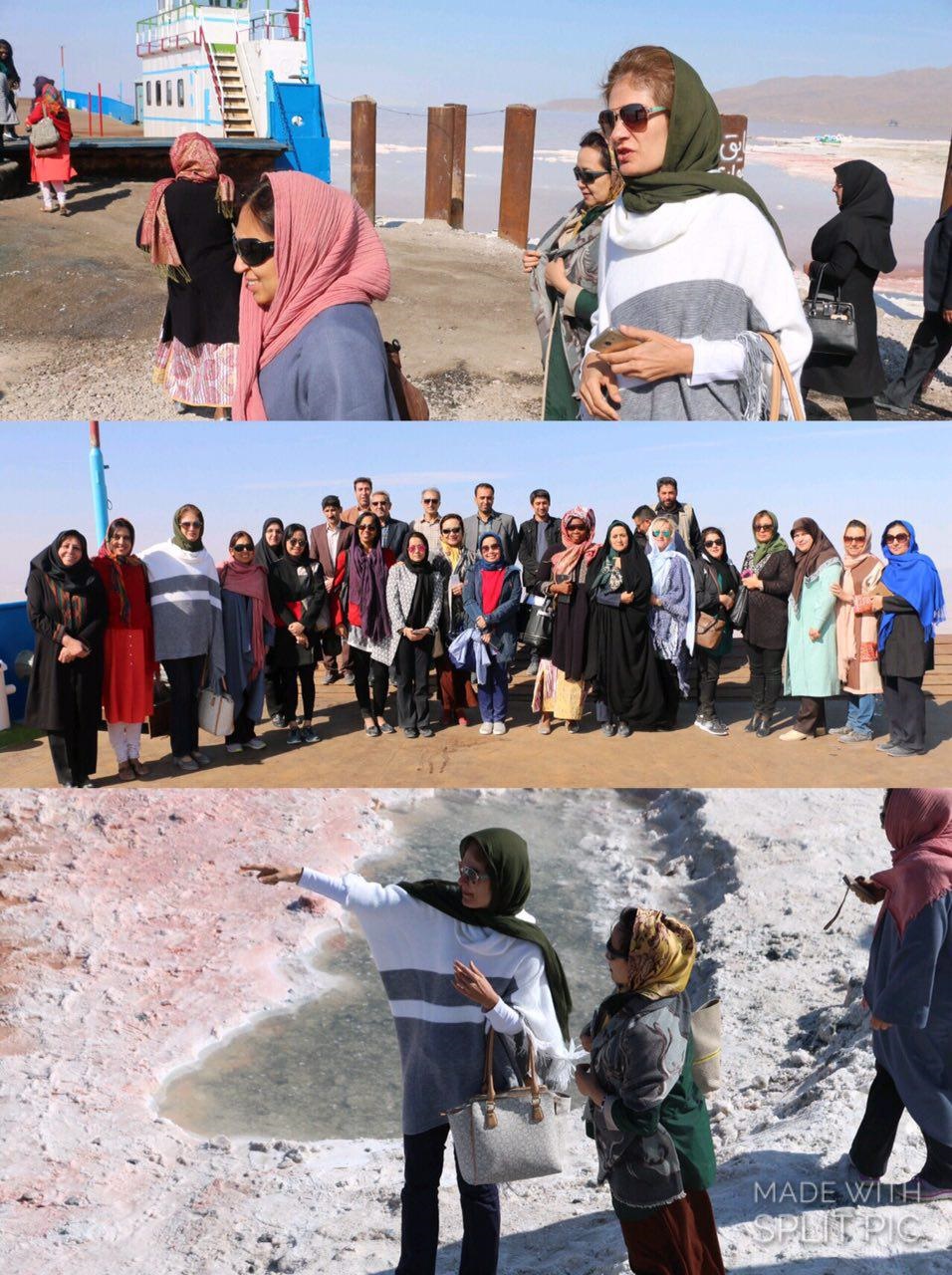 پیوستن همسران سفرا ی ۱۲کشور به کمپین دریاچه ارومیه