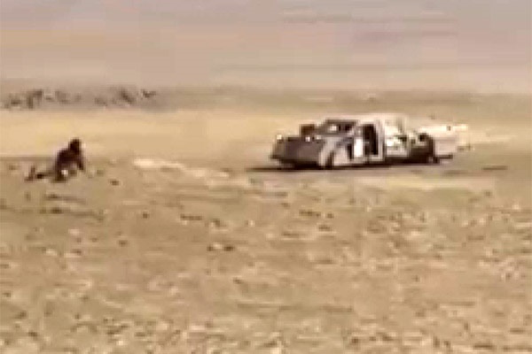 فیلم | لحظه انهدام خودروی داعش از فاصله نزدیک را ببینید
