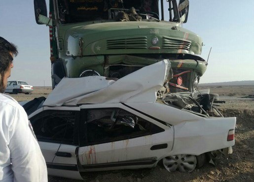 تصاویر | تصادف مرگبار کامیون و زانتیا
