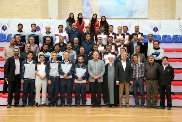 نخستین جشنواره ورزش همگانی اعضای هیات رئیسه واحد های دانشگاه آزاد اسلامی استان  با قهرمانی سمنان